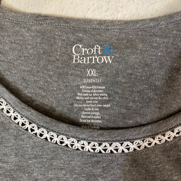 Croft & Barrow Top & Capri Pajama XXL - Picture 7 of 9